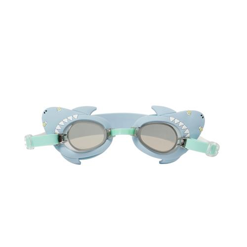 SUNNYLiFE Salty The Shark Kids Swim Goggles Aqua  Aqua-One Size  Rød  One Size  Drenge, Piger