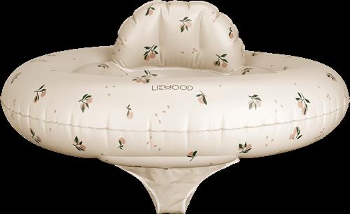 Liewood Dawn Svømmesæde Til Baby Peach Sea Shell  Peach Sea Shell One Size  Creme  One Size  Drenge, Piger