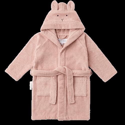 Liewood Lily Badekåbe Rabbit Rose  Rabbit Rose 5-6 Y  Lyserød  5-6 år  Piger