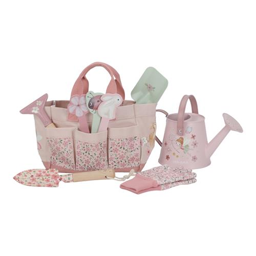 Little Dutch Fairy Garden 10-delt Haveredskabssæt Pink Pink One Size  Lyserød  One Size  Piger