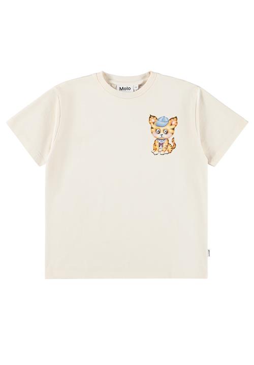 Molo GOTS Riley T-shirt Curious Tiger Curious Tiger 98 cm  Creme  98 cm  Piger
