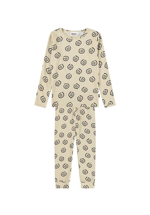Molo GOTS Lue Pyjamas Open Smiles  Open Smiles 140 cm  Creme  140 cm  Drenge, Piger