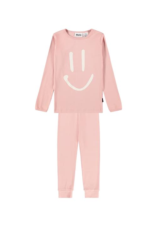 Molo GOTS Lue Pyjamas Mellow Rose  Mellow Rose 110 cm  Lyserød  110 cm  Piger