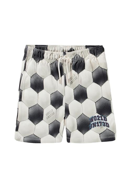 Molo GOTS Adian Shorts Football Moon  Football Moon 104 cm  Grå  104 cm  Drenge