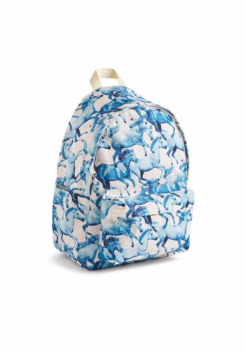 Molo Mio Rygsæk Blau Ponies  Blau Ponies One Size  Blå  One Size  Piger