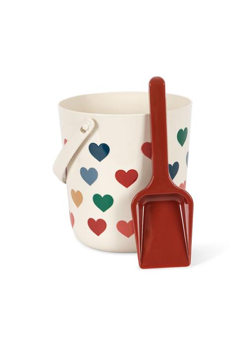 Konges Sløjd Strandspand Og Skovl Bon Coeur Coloré  Bon Coeur Coloré One Size  Creme  One Size 18 M+ Drenge, Piger