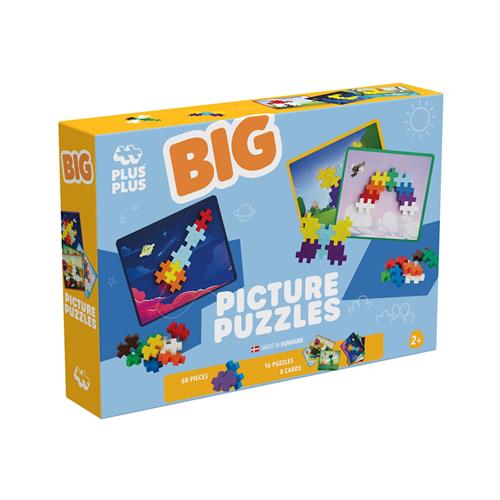Plus-Plus BIG Billed-puslespil  Mulit-One Size  Blå  One Size