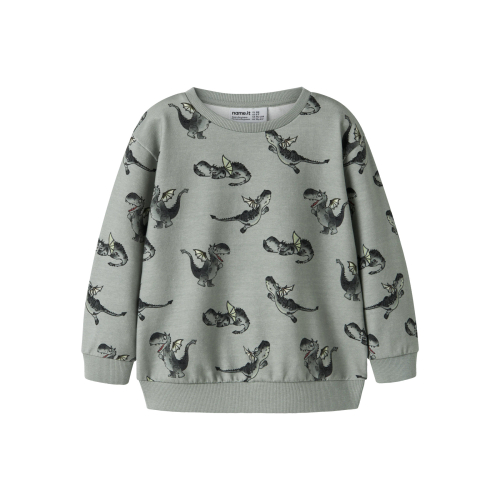 NAME IT Sweatshirt Kasse Green Milieu