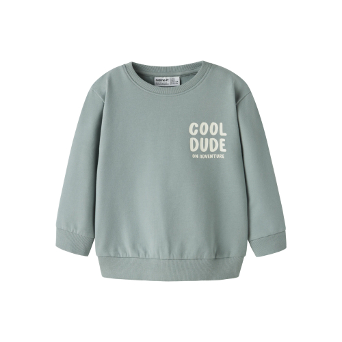 NAME IT Sweatshirt Kimo Green Milieu