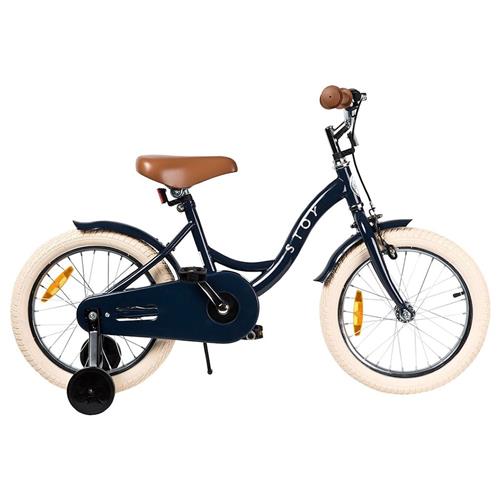Stoy 16" Vintage Cykel Marineblå 4-6 Y      Drenge, Piger