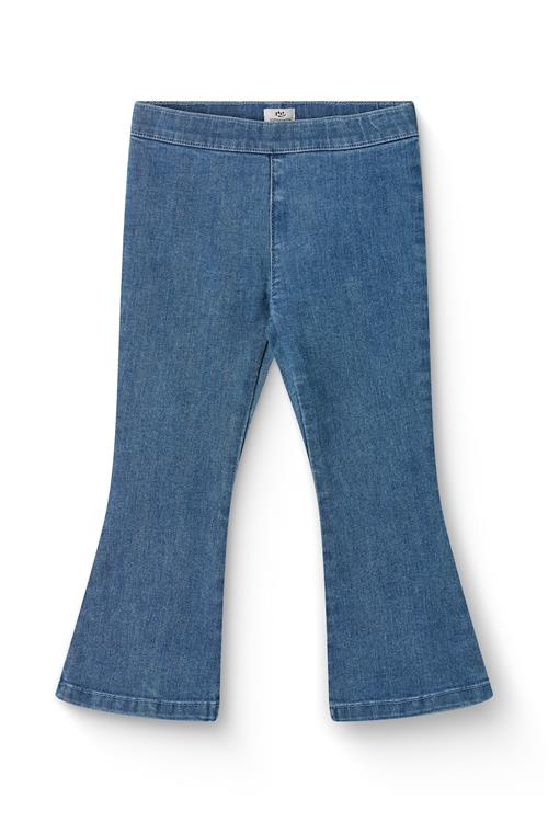 Copenhagen Colors Flare Super Stretch Jeggings Light Blue Indigo Washed  Light Blue Indigo Washed 110 cm  Blå  110 cm  Piger