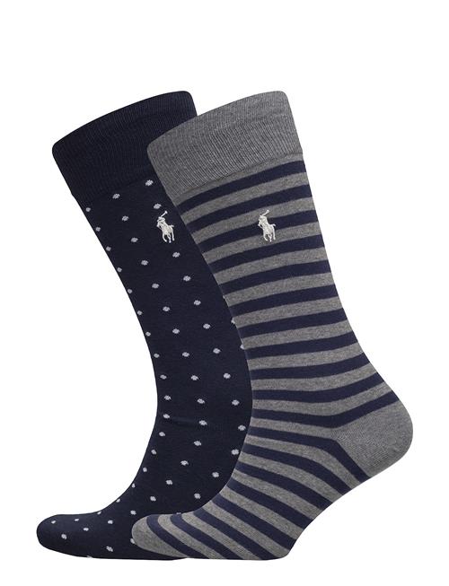 Polo Ralph Lauren | Dot Stripe Sock 2-Pack | ONE SIZE