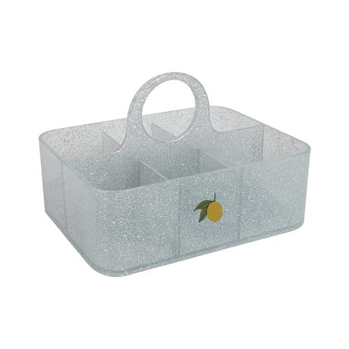 Konges Sløjd Opbevaringsboks Med Glitter Sparkling Blue  Sparkling Blue One Size  Blå  One Size  Drenge, Piger