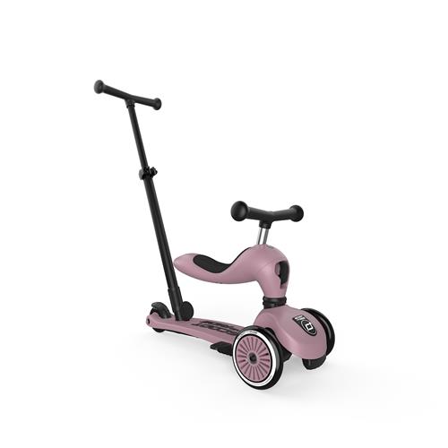 Scoot & Ride Highwaykick 1 Push & Go Løbehjul Wildberry  Wildberry-1-5 Y  Lyserød  1-5 år  Drenge, Piger