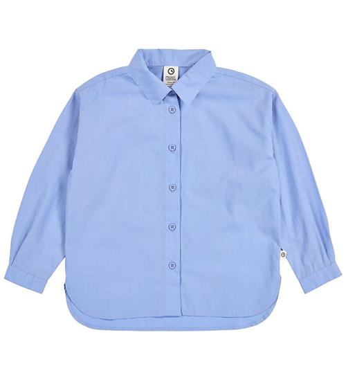 Müsli Skjorte - Poplin - Shell Blue