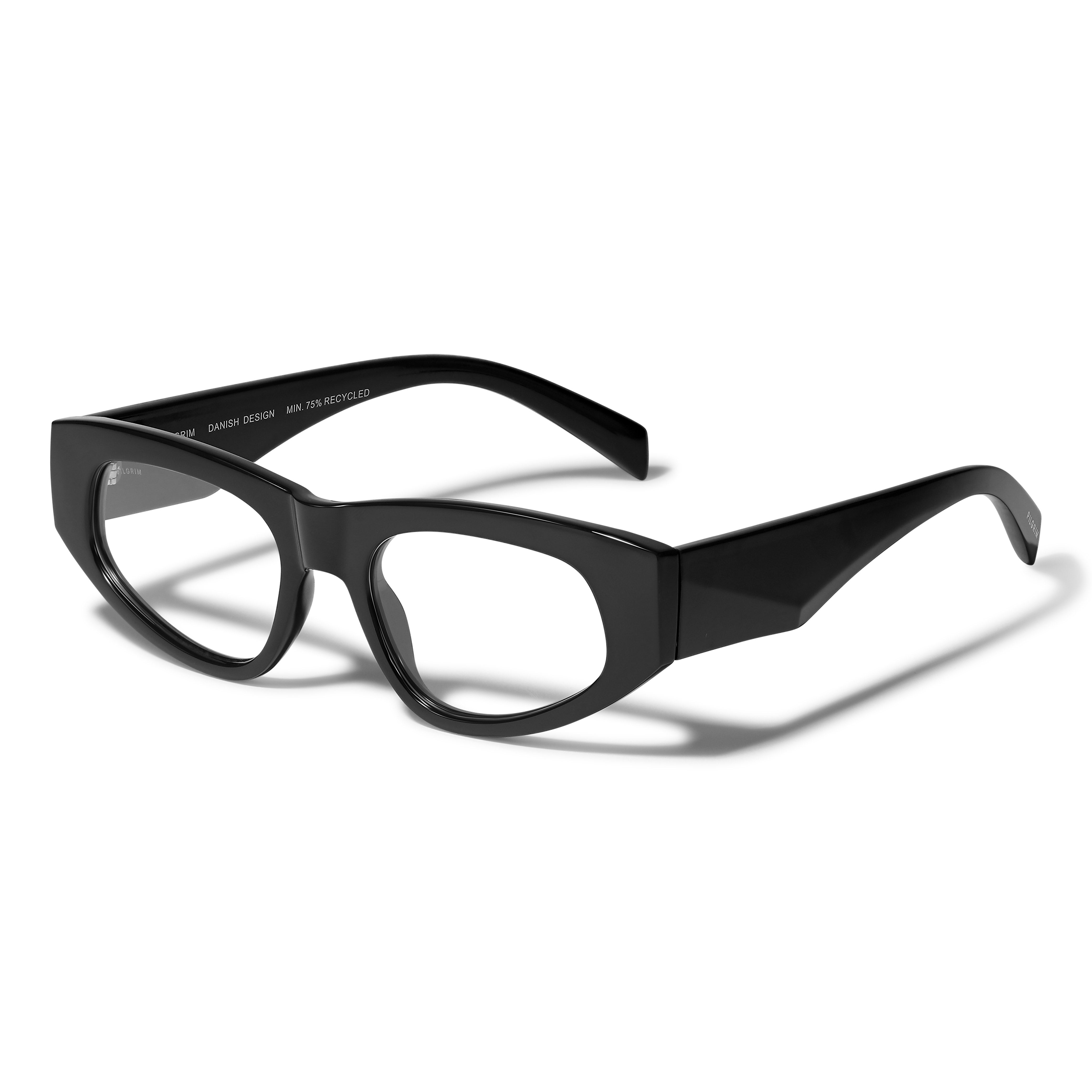 Se Pilgrim JUNIE solbriller sort/transparent hos Pilgrim