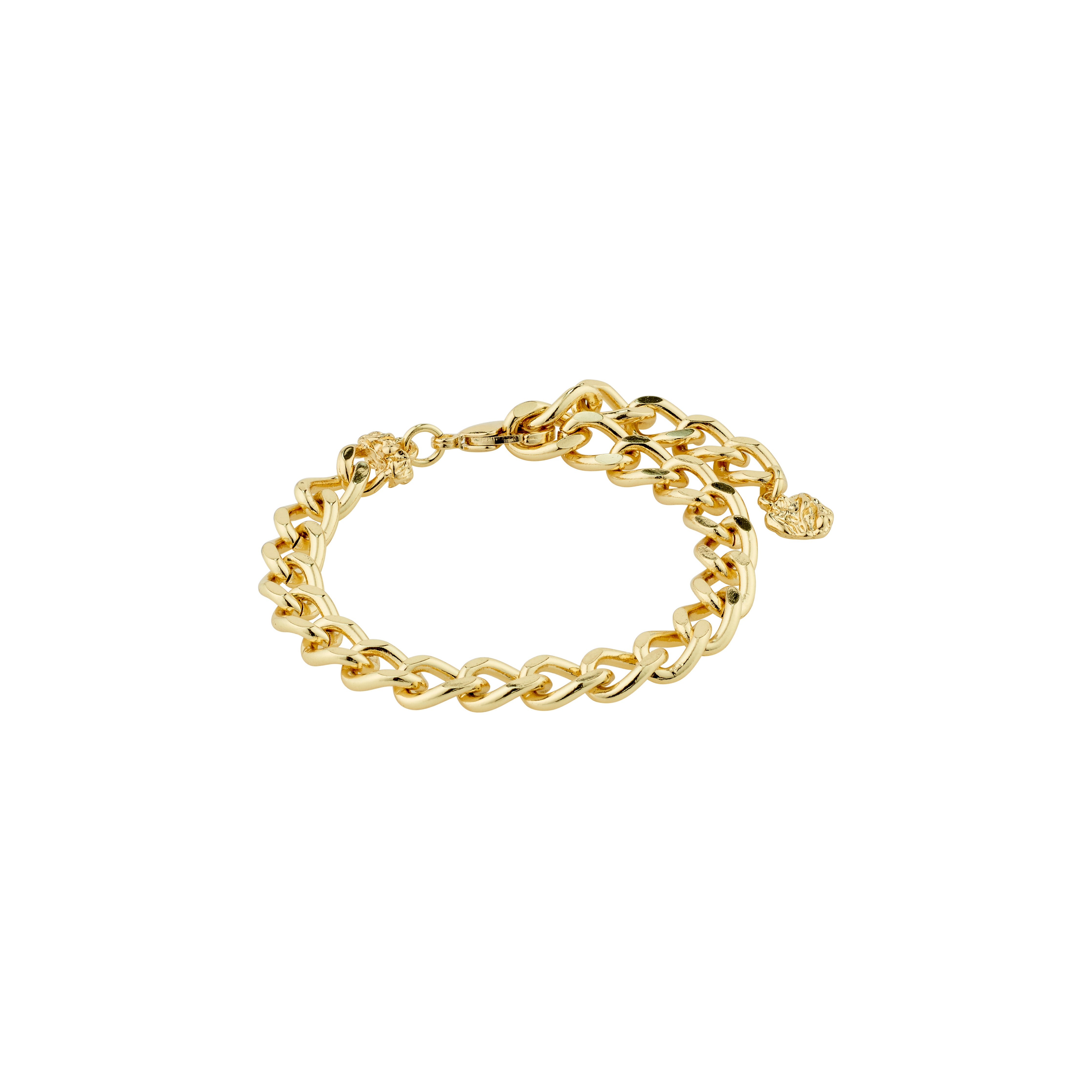 Pilgrim CHARM panzerkæde armbånd guldbelagt