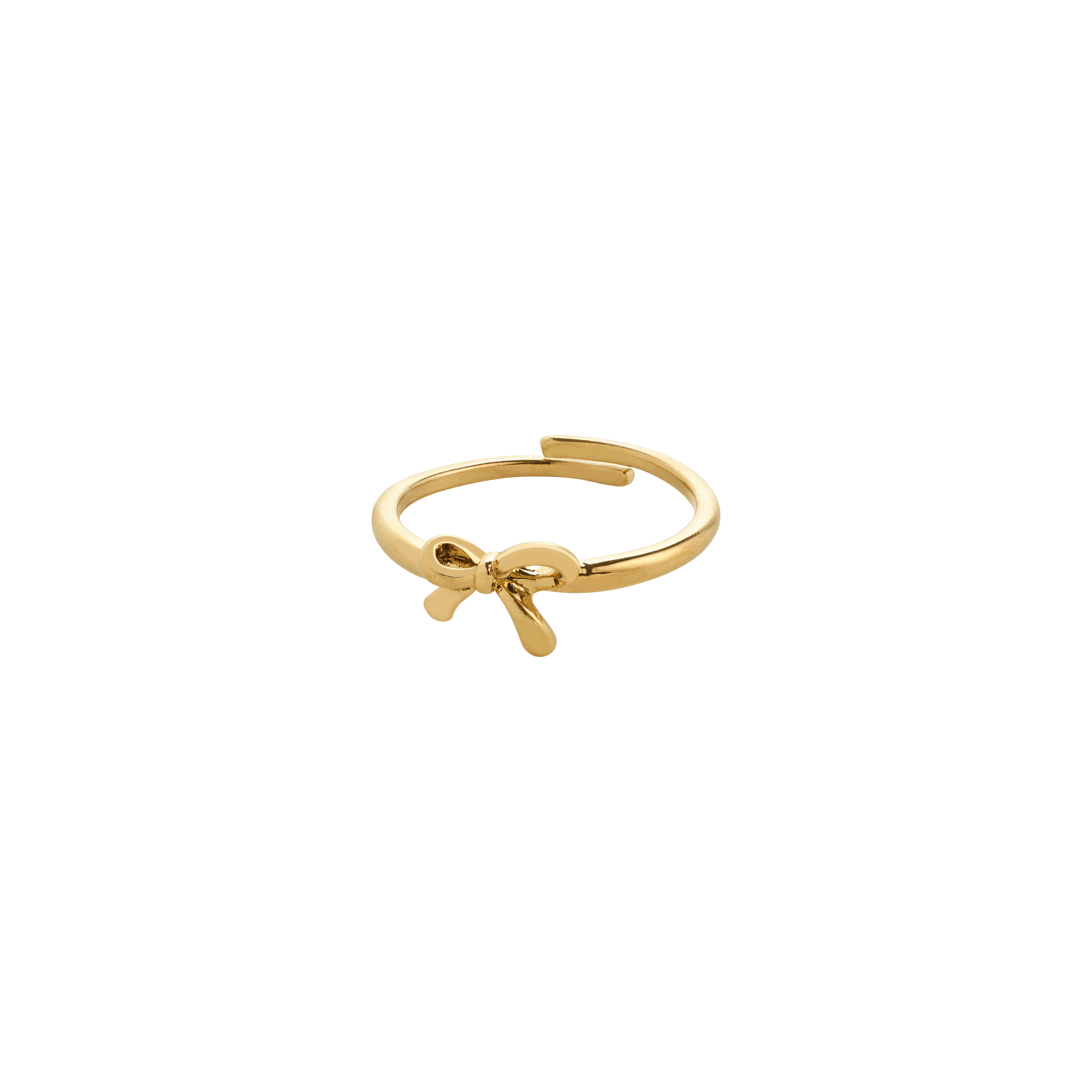Pilgrim LULU sløjfe stack ring guldbelagt