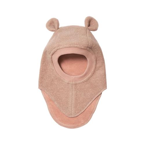 Huttelihut Balaclava Ears Wool Rose Melange 12-24 months  Lyserød  12-24 måneder  Piger