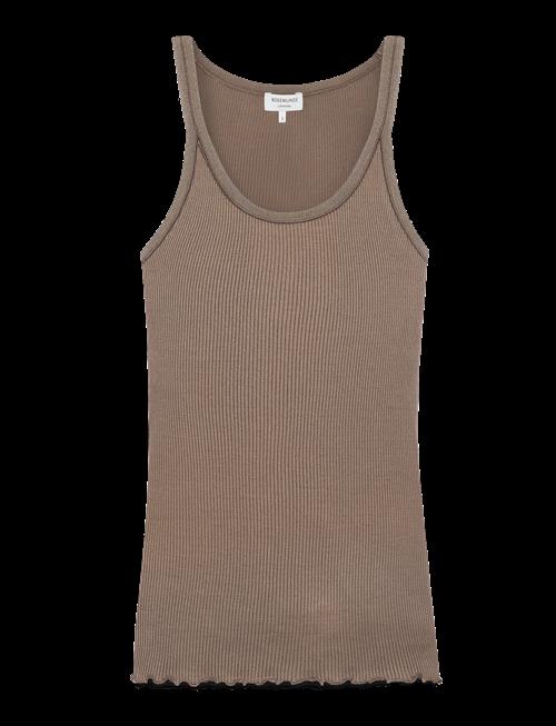 Rosemunde | Rwbelle Silk U-Neck Strap Elastic T | S