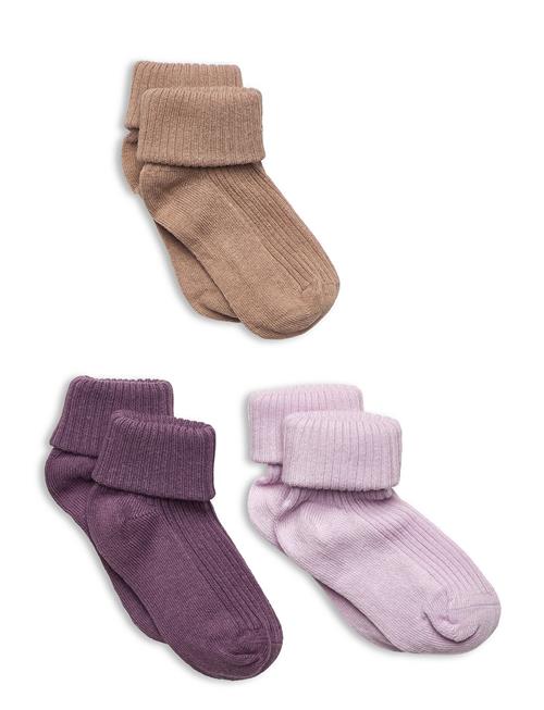 Minymo | Baby 2X2 Rib Sock (3-Pack) | 15-18