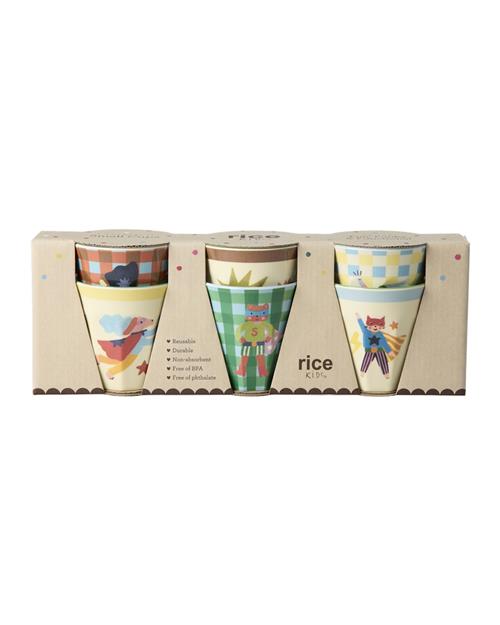RICE 6-pak Lille Kop Green  Green S  Grøn  S  Drenge, Piger