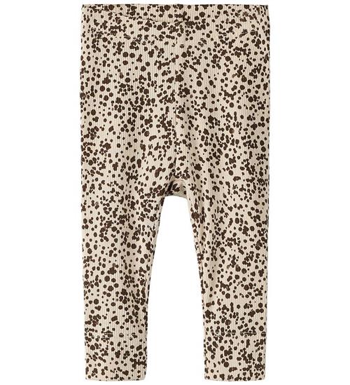 Name It Leggings - Rib - NbfFrainy - Brazzilian Sand