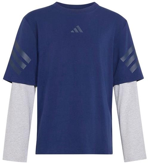 adidas Performance Bluse - Future Icons - Dark Blue/Light Grey/I
