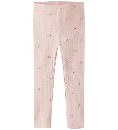 Name It Leggings - Rib - Hulmønster - NmfKathlen - Lotus