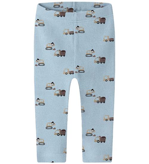 Name It Leggings - Rib - NbmKontor - Ashley Blue