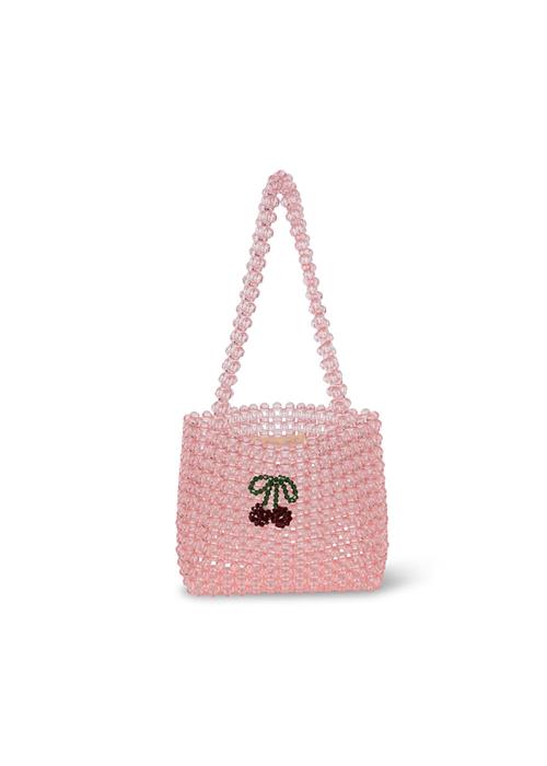 Konges Sløjd Perla Skuldertaske Med Perler Peony  Peony One Size  Lyserød  One Size 3+ Years Piger