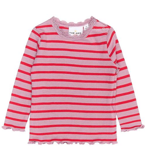 The New Bluse - Rib - TnsBrie - Mauve Shadows Striped