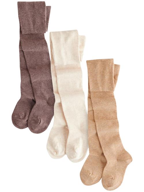 Next Strømpebukser  creme / mørkebeige / choko