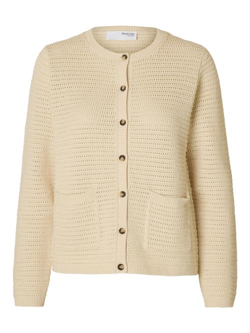 SELECTED Cardigan 'SLFVinna'  beige / brun