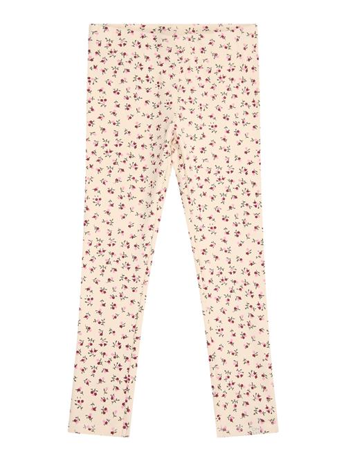 Only Mini Leggings 'KMGTrinny'  mørkegrøn / lyserød / vinrød