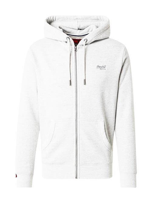 Superdry & Co Sweatjakke 'Essential'  lysegrå