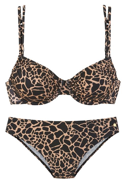 LASCANA Bikini  beige / sort