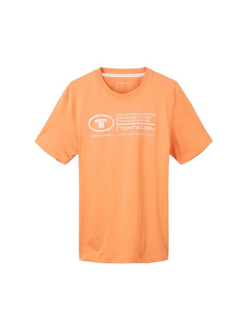 TOM TAILOR Bluser & t-shirts  orange / hvid