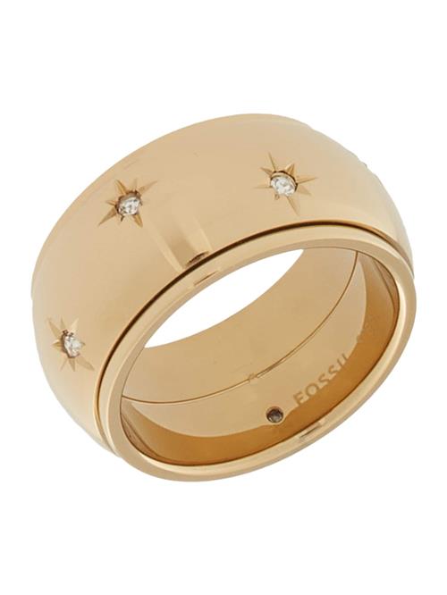 FOSSIL Ring 'Sadie'  guld / transparent