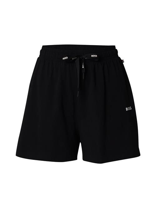 BOSS Pyjamasbukser  sort / hvid