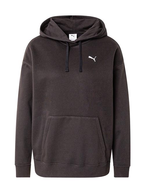 PUMA Sportsweatshirt 'Ess'  sort / hvid