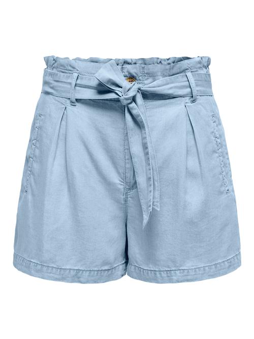 ONLY Jeans med lægfolder 'Charis'  lyseblå