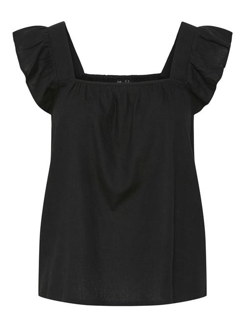 PIECES Bluse  sort