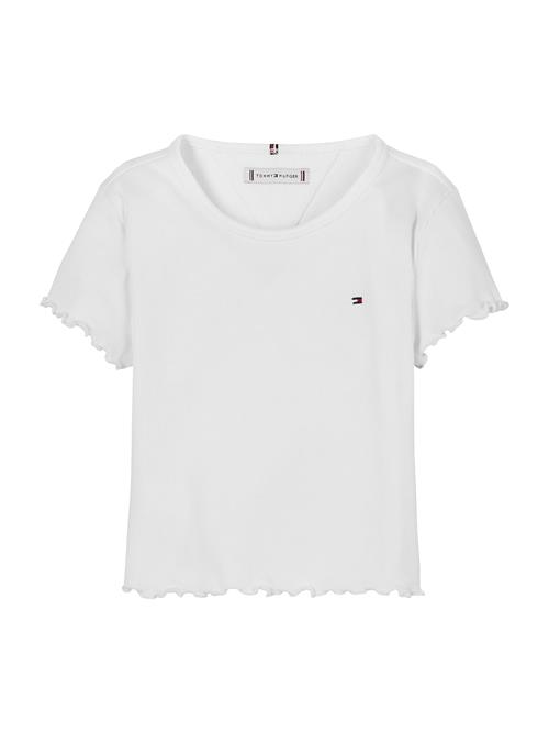 TOMMY HILFIGER Bluser & t-shirts 'Essential Extra Slim Short Sleeve'  hvid