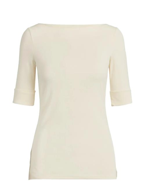Lauren Ralph Lauren | Stretch Cotton Boatneck Tee | M