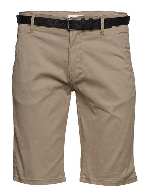 Lindbergh | Classic Chino Shorts W. Belt - Slim Fit | XXXL