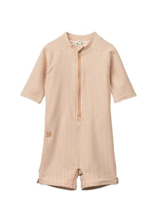 Liewood | Max Seersucker Shortsleeve Swim Jumpsuit | 98