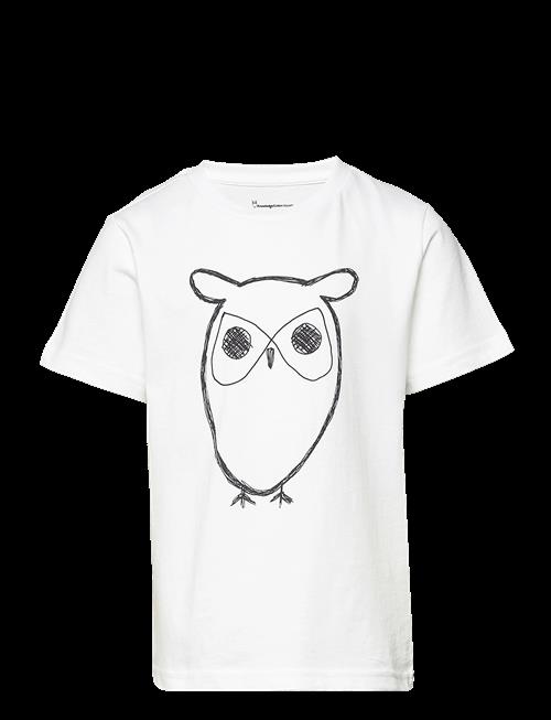 Knowledge Cotton Apparel | Big Owl T-Shirt - Gots/Vegan | 134-140/