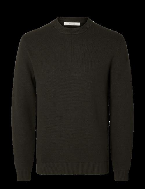 Selected | Slmdane Ls Knit Reg Struc Crew Neck Noos | L