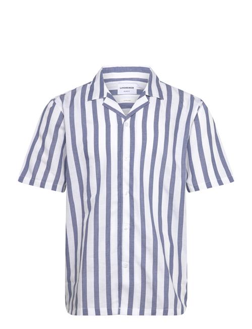 Lindbergh | Cot/Lin Striped Resort S/S | XL
